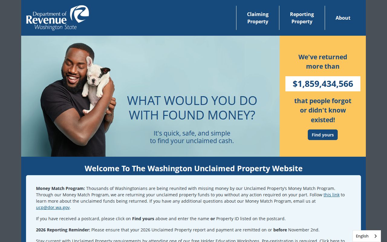 Puyallup people directories unclaimed property name search